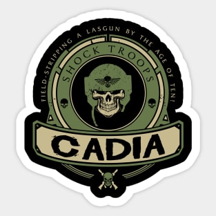 CADIA - ELITE CREST Sticker